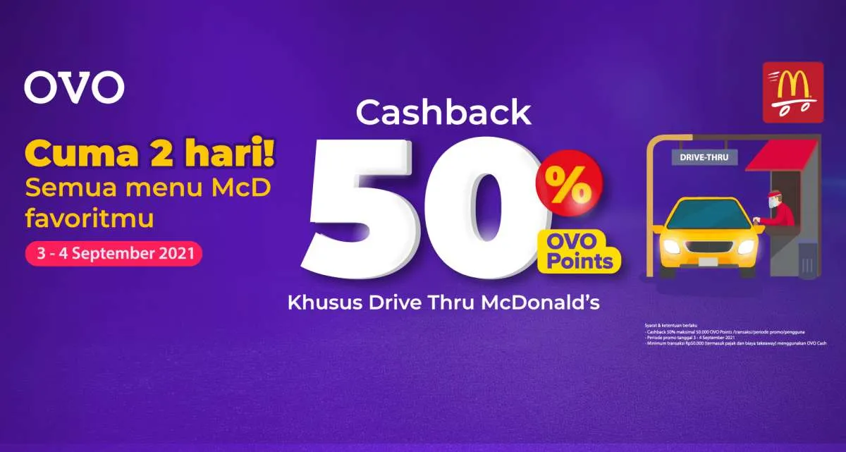Opsi pembayaran via OVO tersedia di 242 gerai McDonald’s
