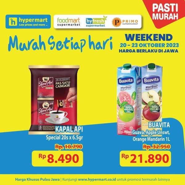 Promo JSM Hypermart Terbaru 20-23 Oktober 2023, Hyper Diskon Weekend 4 Hari