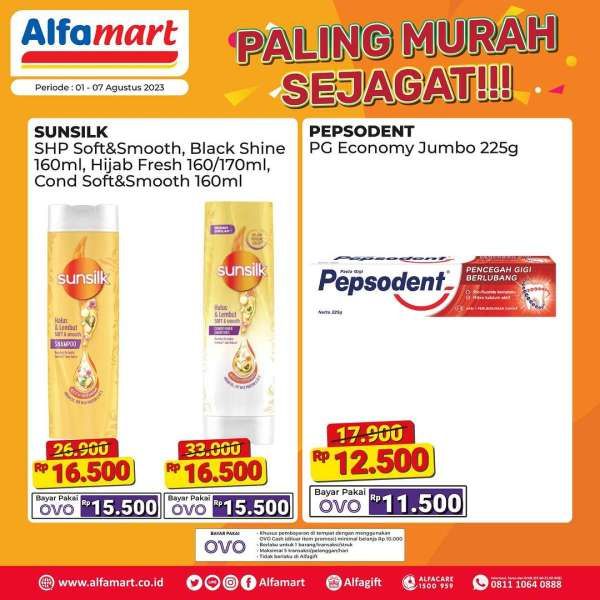 Katalog Harga Promo Alfamart Terbaru 1-7 Agustus 2023