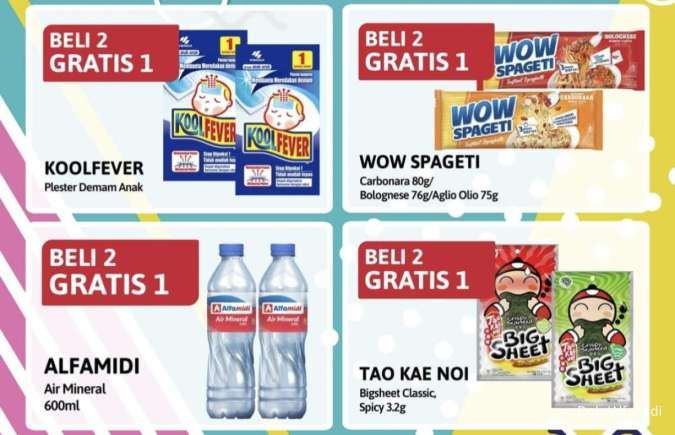 Promo Alfamidi Ngartis 1-15 Februari 2026, Beli 1 Gratis 1 dan Beli 2 Gratis 1