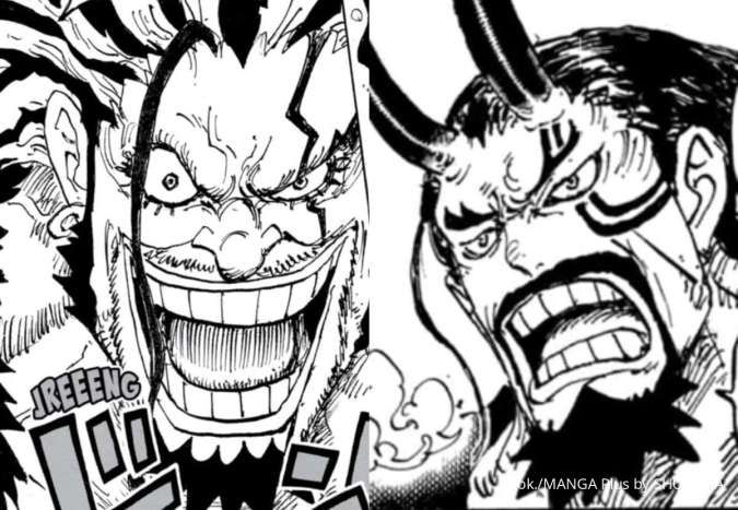 Spoiler One Piece 1155: Pertemuan Rocks dengan Imu dan Permainan Davy Back Fight