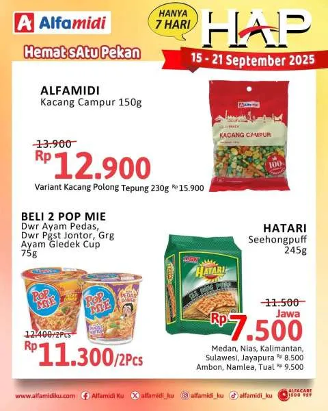 Promo Alfamidi Hemat Satu Pekan Periode 15-21 September 2025
