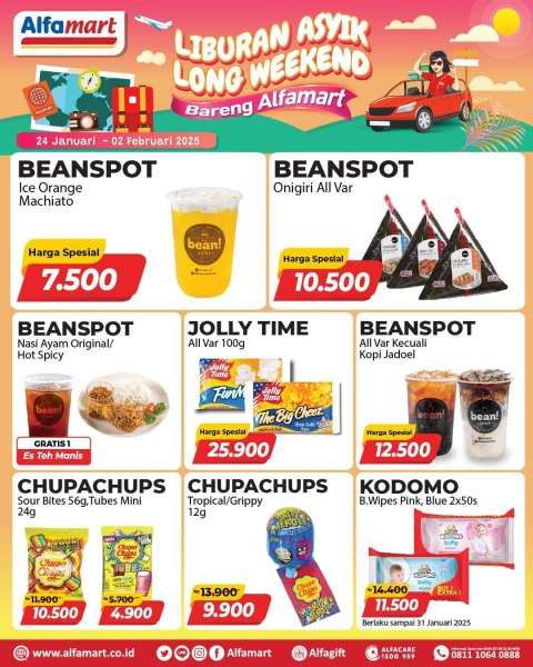 Promo Alfamart Long Weekend 24 Januari-2 Februari 2025