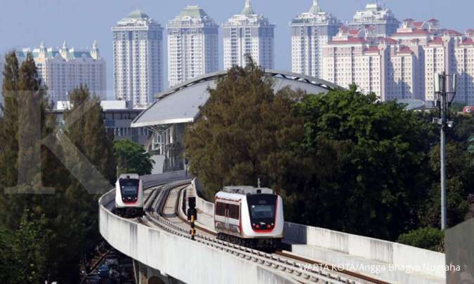 Pasca beroperasi komersial, jumlah penumpang LRT Jakarta berkurang dari saat uji coba