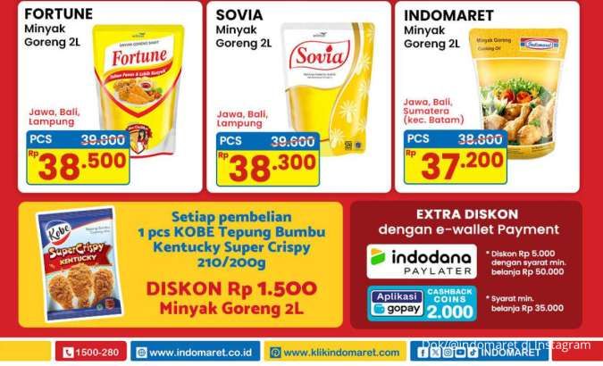 Promo Minyak Goreng di Indomaret Berakhir Hari Ini 21 Mei 2025, Ada Diskon Rp 1.500