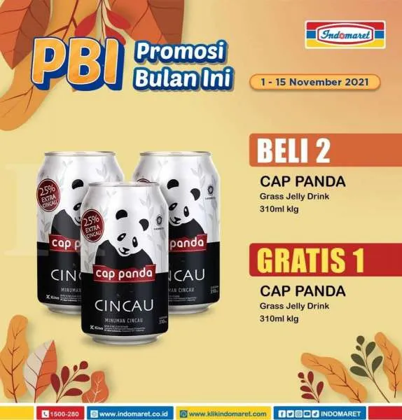 Promo Indomaret PBI (Promosi Bulan Ini) 1-15 November 2021