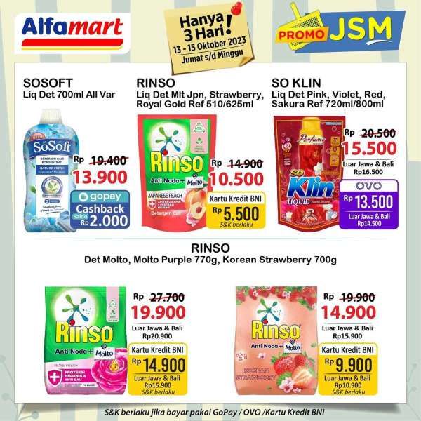 Katalog Promo JSM Alfamart Terbaru 13-15 Oktober 2023