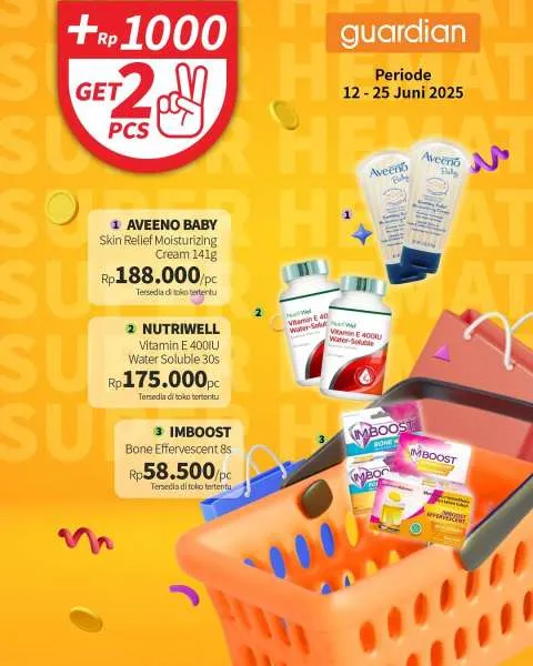 Promo Guardian Super Hemat Periode 12-25 Juni 2025