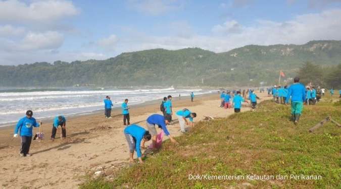 KKP Kumpulkan 1,4 Ton Sampah di Program BCL Pacitan