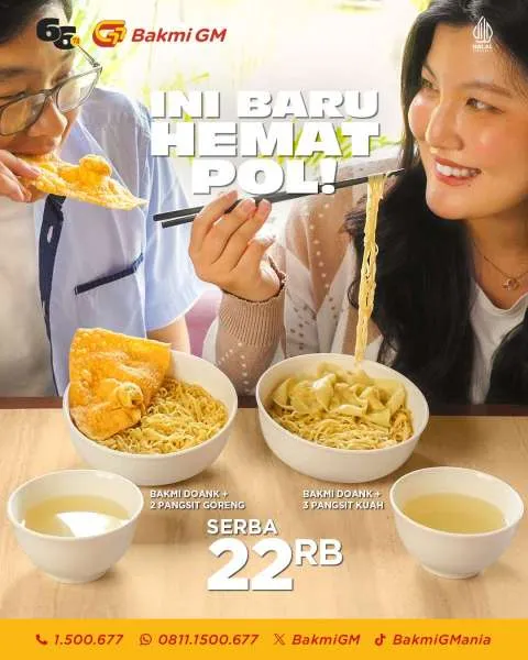 Promo Bakmi GM Serba Rp 22.000
