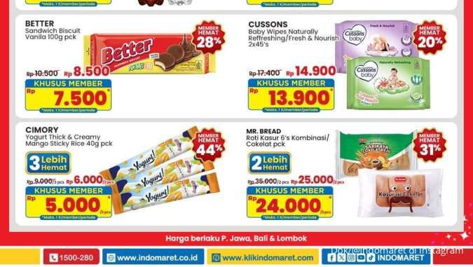 Promo Indomaret Weekend Terbaru Bulan Desember 2024, Cimory Yogurt Beli 3 Lebih Hemat