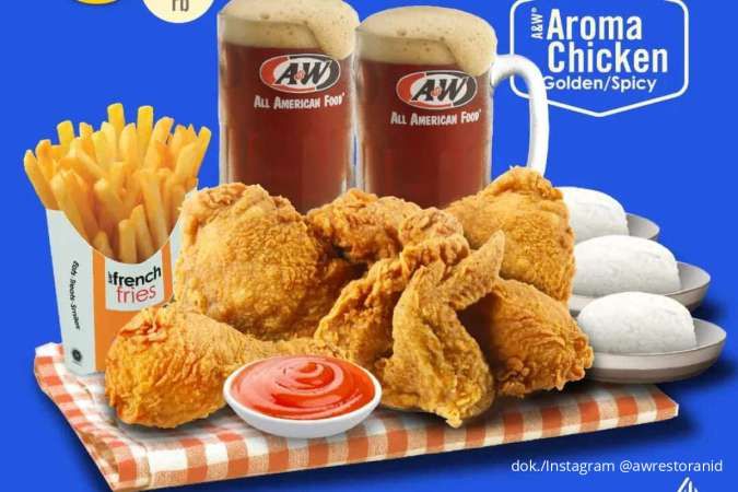 Promo A&W Sharing Meal Januari 2026, Paket Aroma Chicken Hemat untuk Rame-Rame