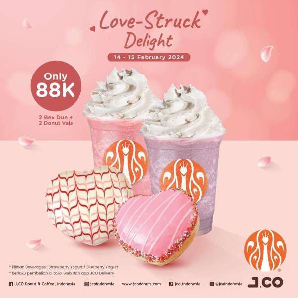 Promo J.CO Spesial Valentines Day 14-15 Februari 2024