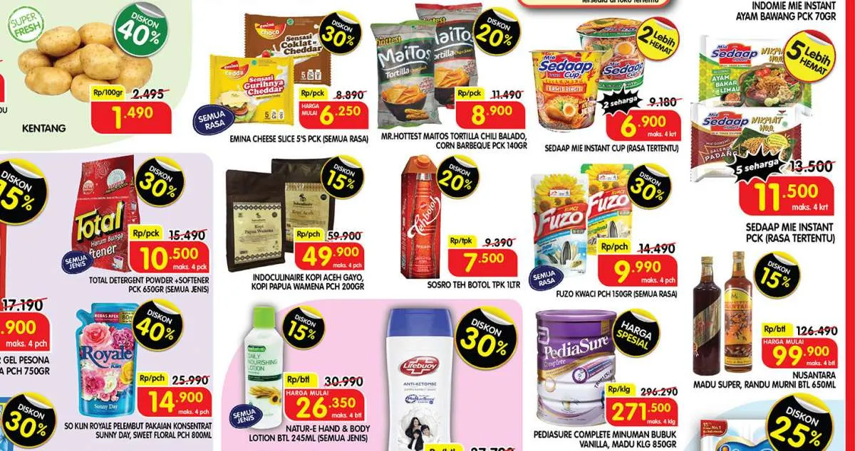 Promo Superindo 8 Desember 2021, potongan harga dan diskon besar hingga 50%