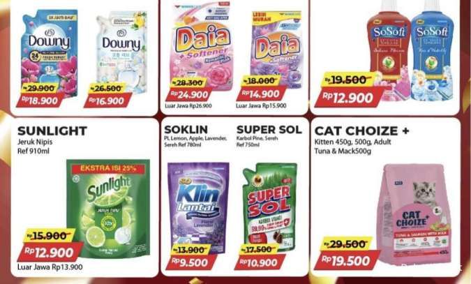 Promo Alfamart Paling Murah Sejagat 16-23 Maret 2025, Daia Detergent Diskon Lumayan