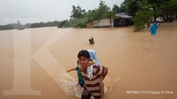 Floods hit northern part  of Java