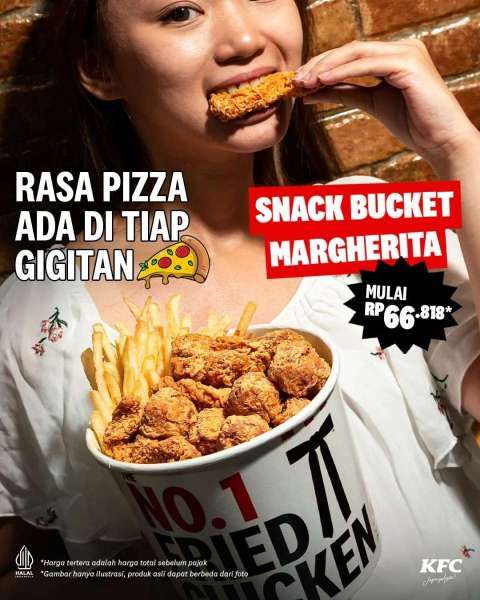 Promo KFC Snack Bucket Margherita