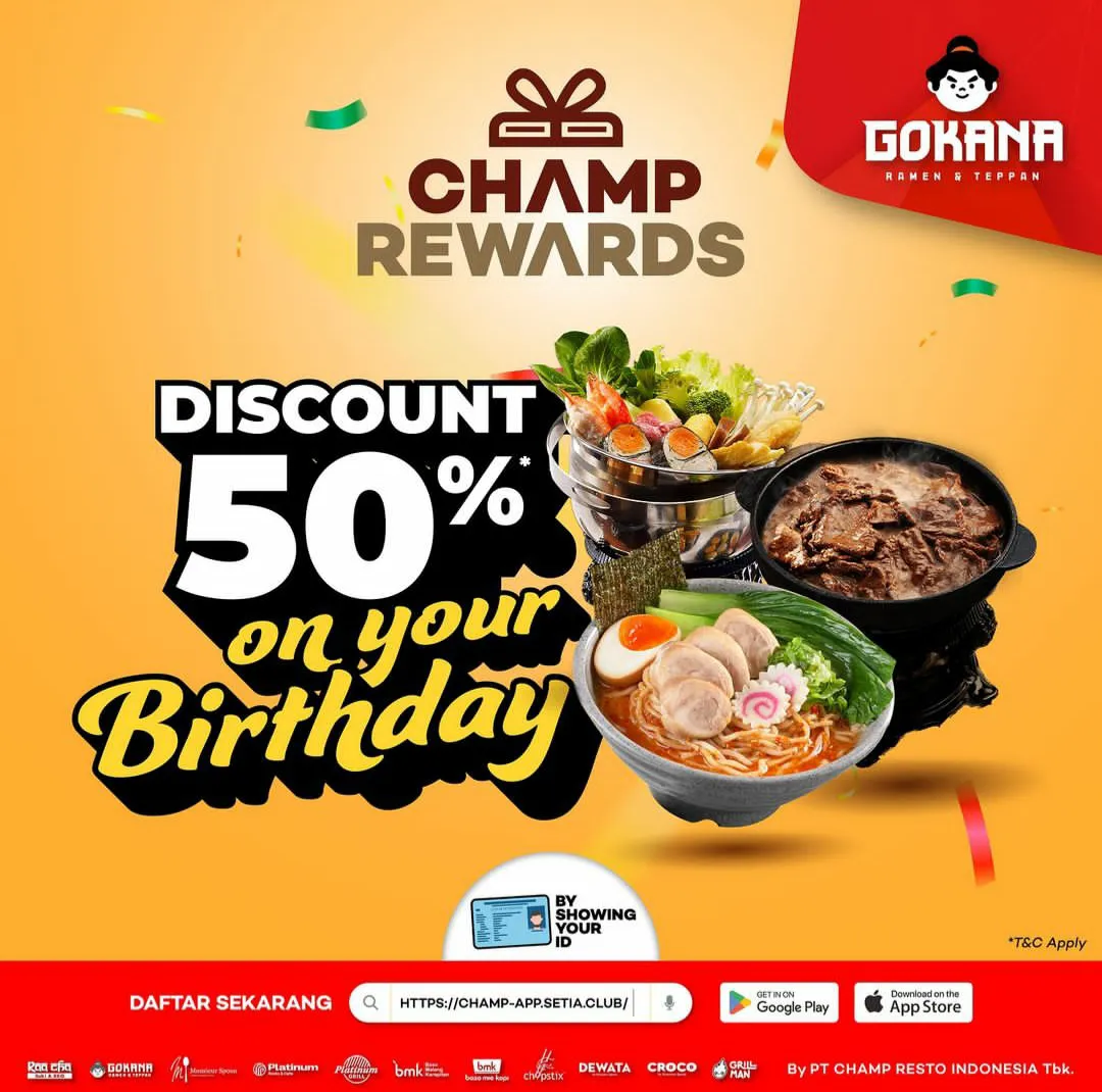 Promo Gokana Birthday Voucher