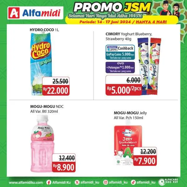 Promo JSM Alfamidi Hanya 4 Hari Spesial Idul Adha Periode 14-17 Juni 2024