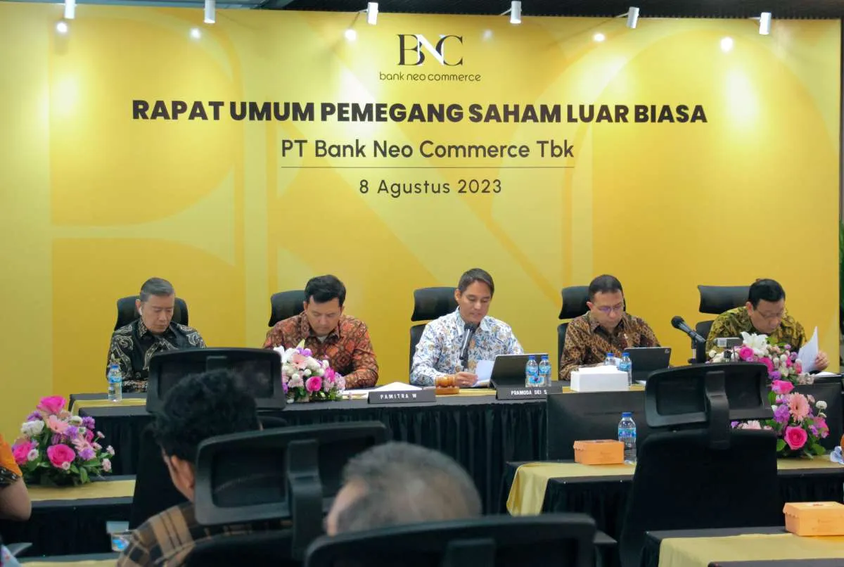 RUPS Luar Biasa Restui Bank Neo Commerce Gelar Right Issue