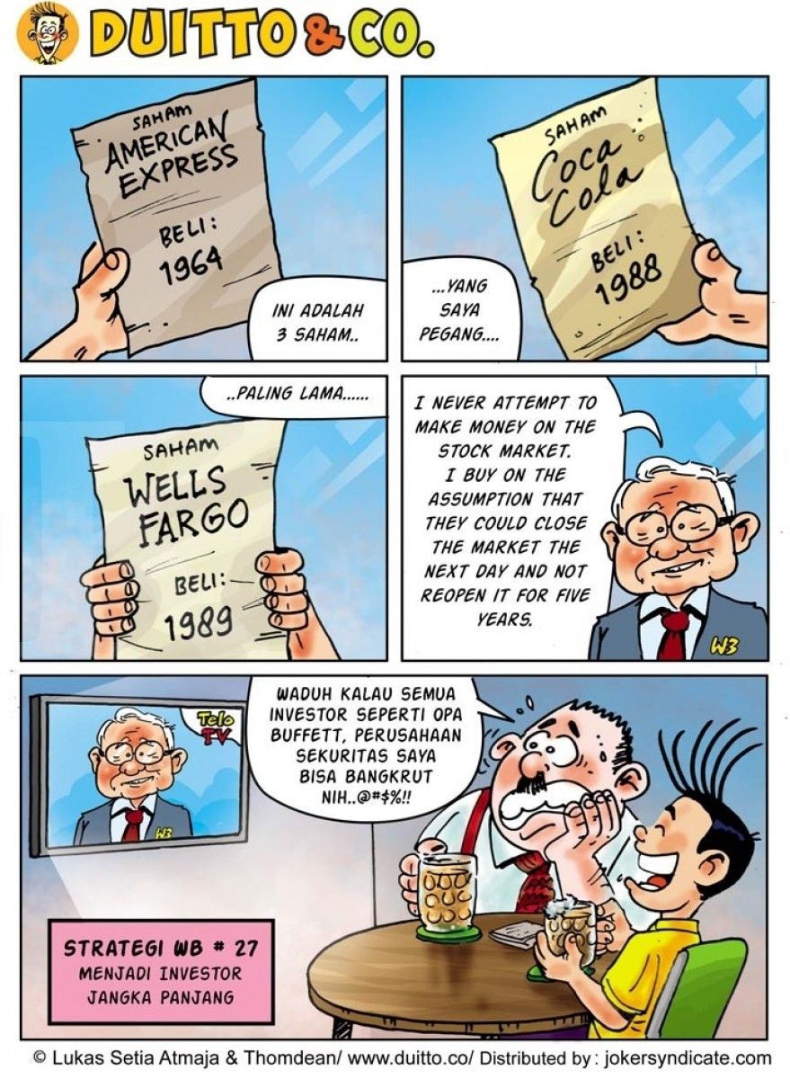 Strategi WB ke-27: Menjadi Investor Jangka Panjang