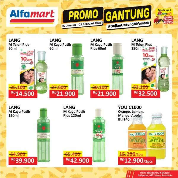 Promo Alfamart Gantung Periode 27 Januari-2 Februari 2025