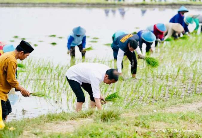 Presiden Jokowi Instruksikan Menteri Pertanian Kembangkan Penggunaan Pupuk Organik