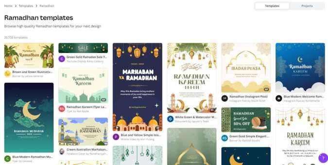 Cara Membuat Kartu Ucapan Ramadhan 2023 Pakai Canva, Coba Gunakan Kata Kunci ini