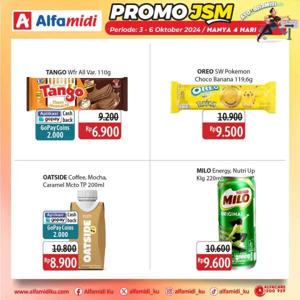 Promo JSM Alfamidi Hanya 4 Hari Periode 3-6 Oktober 2024