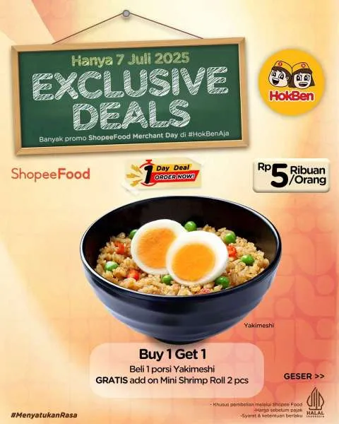 Promo HokBen Yakimeshi