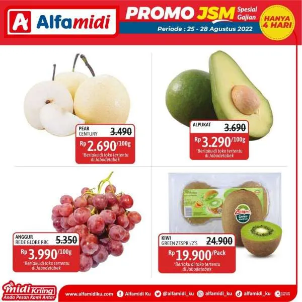 Promo JSM Alfamidi Spesial Gajian Periode 25-28 Agustus 2022