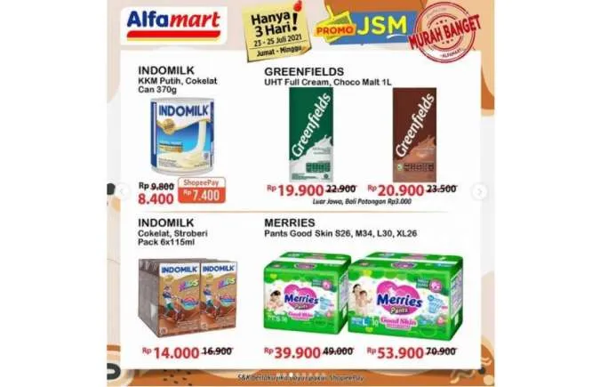 Promo JSM Alfamart 23-25 Juli 2021