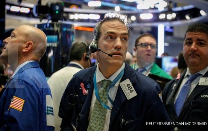 Pasar optimistis, Wall Street cetak rekor 