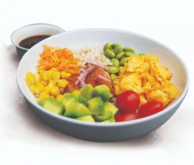 Salmon teriyaki bowl by Greens and Beans
