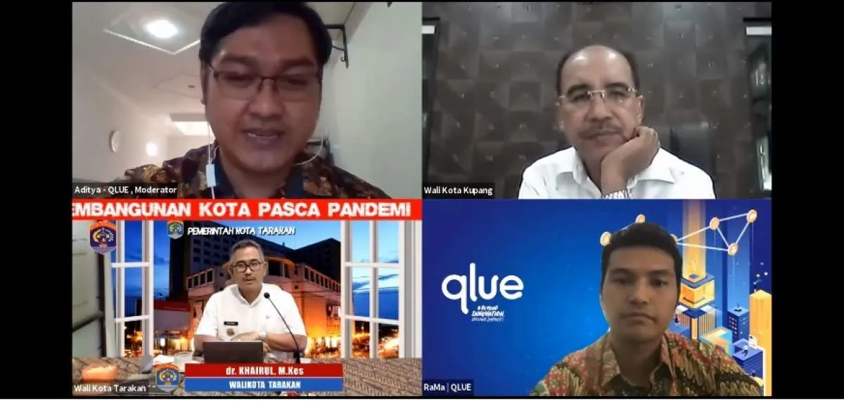 Qlue mendukung Pemkot Kupang dan Tarakan sebagai smart city dalam ambil kebijakan