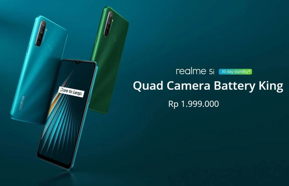 Sekarang mulai dari Rp 1,9 jutaan, berikut daftar harga HP Realme 5i terbaru