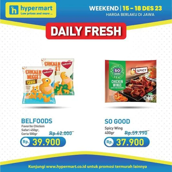 Promo JSM Hypermart Hyper Diskon Weekend Periode 15-18 Desember 2023