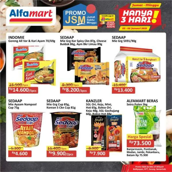 Promo JSM Alfamart 3-5 Januari 2025