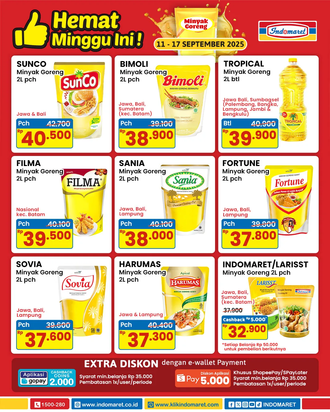 Promo Minyak Goreng Indomaret Periode 11-17 September 2025