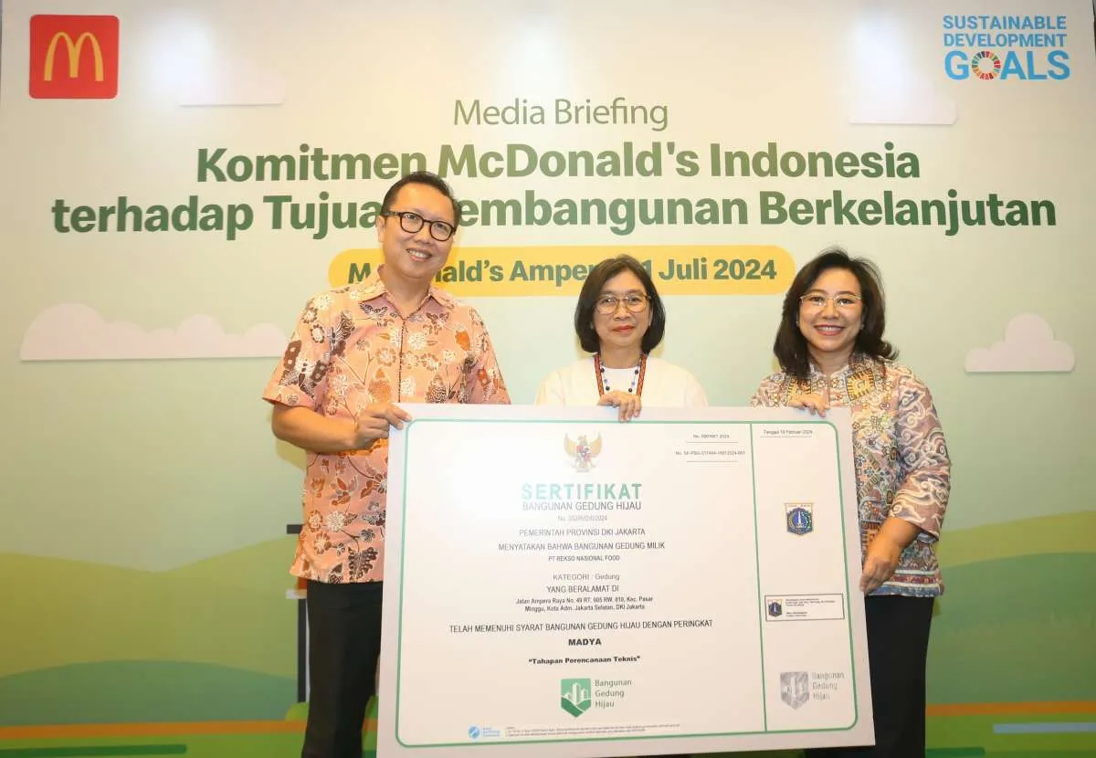 McDonald’s Indonesia Hadirkan Inovasi guna Perkuat Tujuan Pembangunan Berkelanjutan