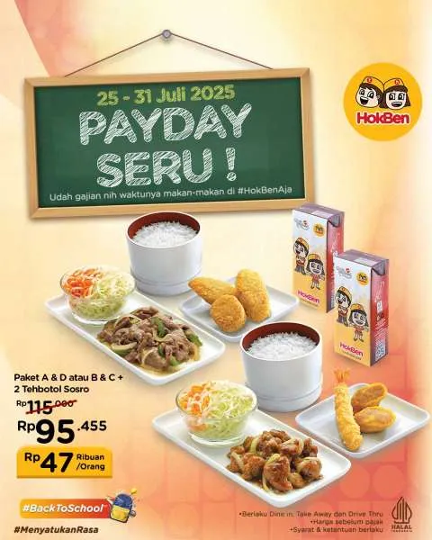 Promo HokBen Payday Seru 25-31 Juli 2025