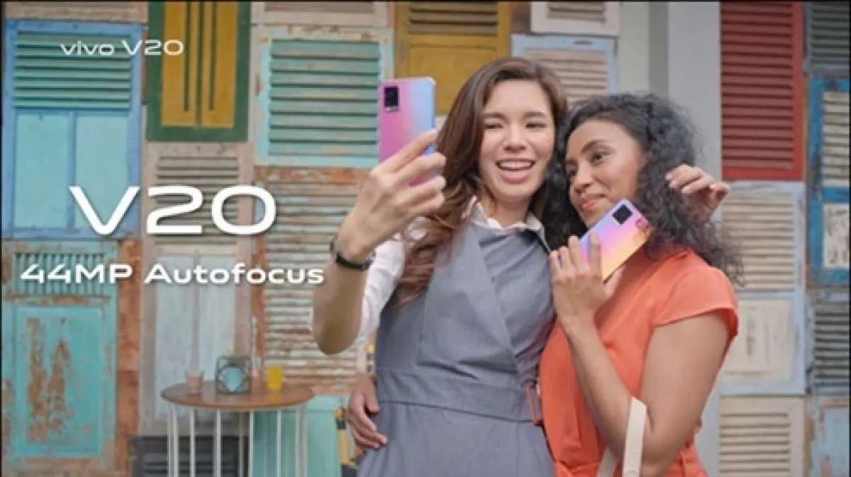 Vivo V20 dilengkapi 44 MP Eye Autofocus membuat hasil rekaman video sangat detail