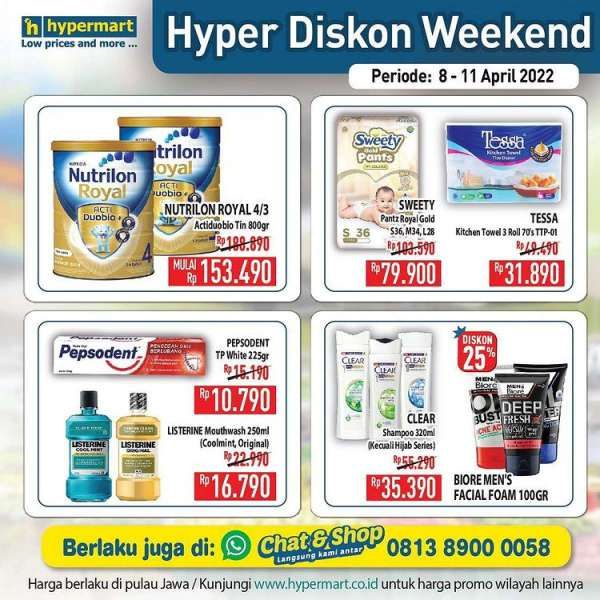 Promo JSM Hypermart 8-11 April 2022, Hyper Diskon Weekend Terbaru