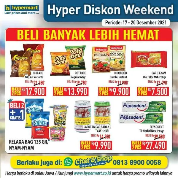 Promo Hypermart 17-20 Desember 2021
