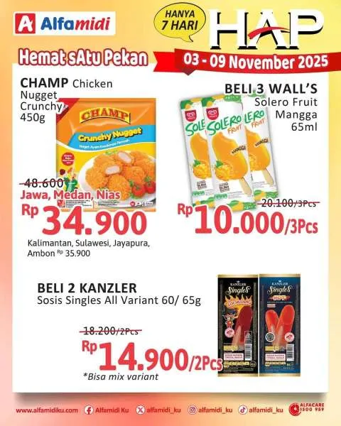 Promo Alfamidi Hemat Satu Pekan Periode 3-9 November 2025