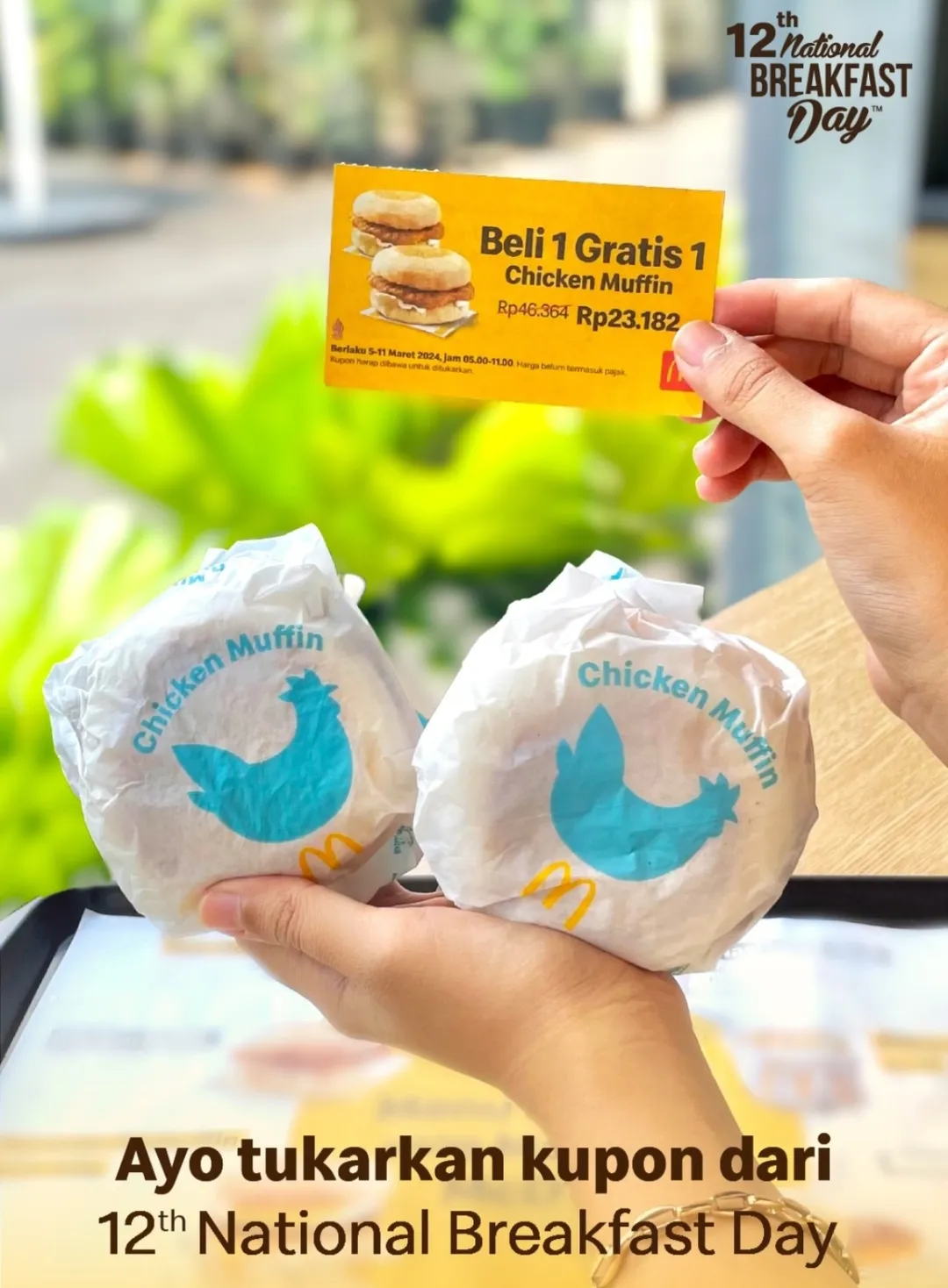 Penukaran Kupon 12th National Breakfast Day