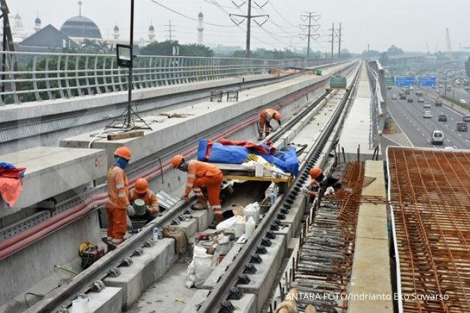 LRT Jakarta ditargetkan mulai beroperasi 25 Februari mendatang