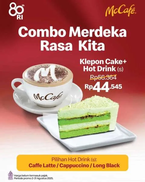Promo McD McCafe Combo Merdeka Agustus