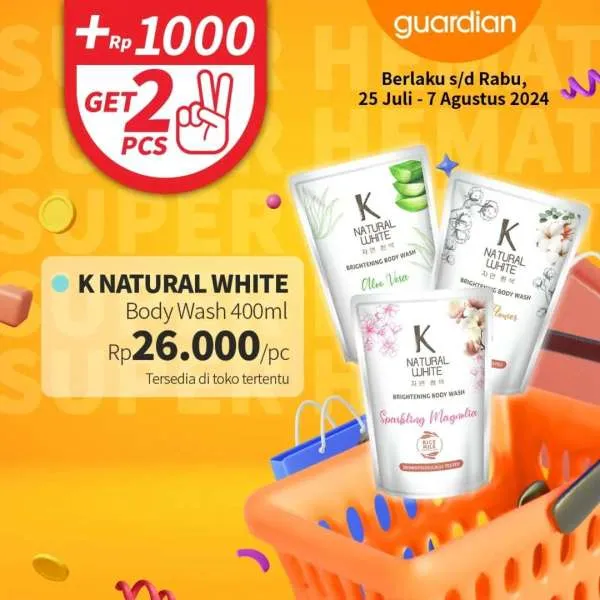 Promo Guardian Super Hemat Periode 25 Juli-7 Agustus 2024