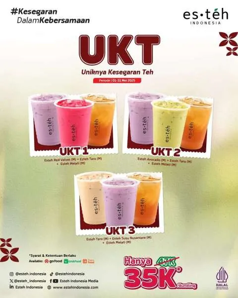 Promo Esteh Indonesia UKT Mei
